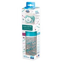 Canpol  butelka 240ml Lets Celebrate + smoczek 6-18 boy