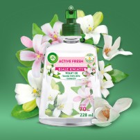 Automatyczny odświeżacz powietrza z wkładem Air Wick ACTIVE FRESH białe kwiaty 228 ml