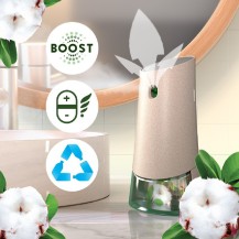 Automatyczny odświeżacz powietrza z wkładem Air Wick ACTIVE FRESH kwiat bawełny 228 ml