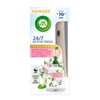 Automatyczny odświeżacz powietrza z wkładem Air Wick ACTIVE FRESH białe kwiaty 228 ml