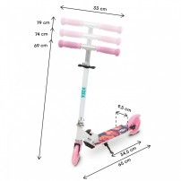 Kidwell Hulajnoga składana 120mm SKIPO Floral