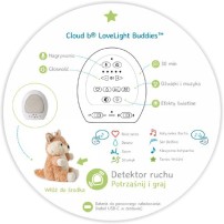 Cloud b Szumiąca Sarenka z czujnikiem ruchu i pozytywką,