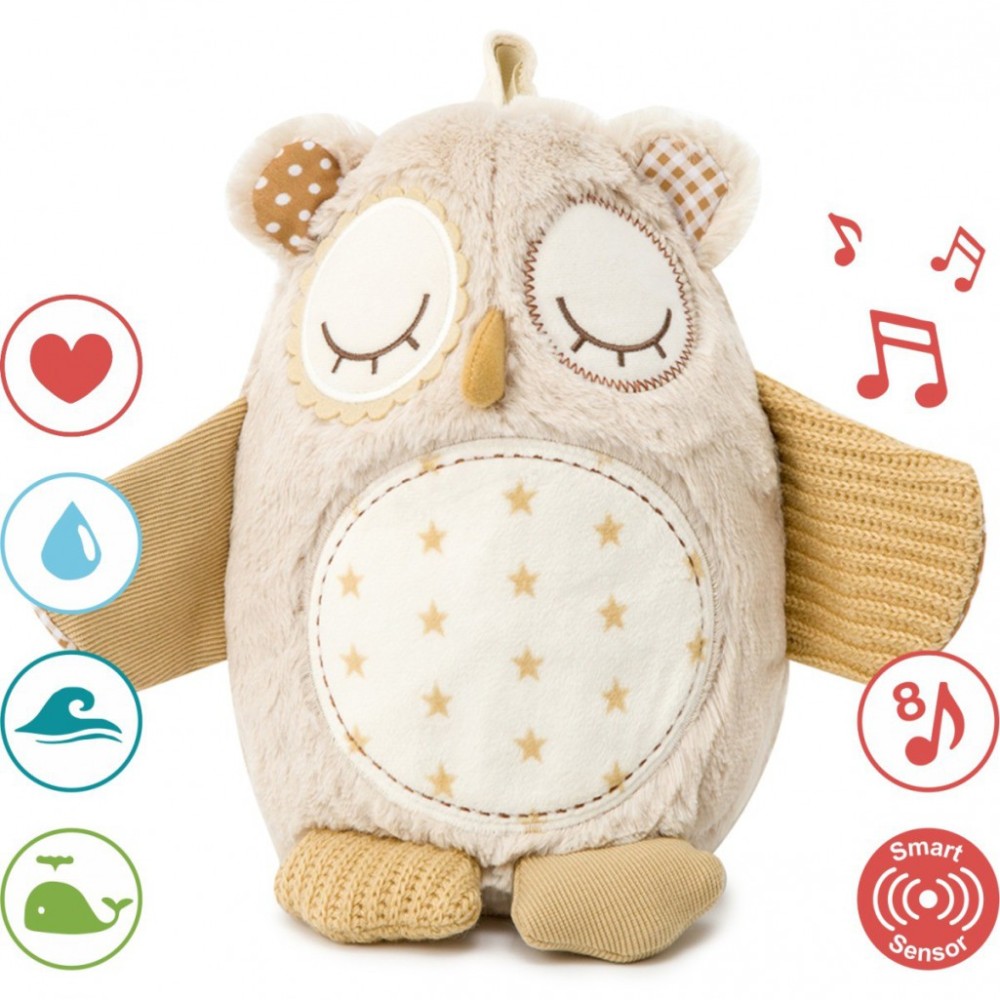 Cloud B szumiąca Sowa z czujnikiem dzwięku Night Owl S,art Sensor