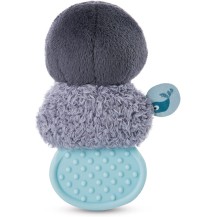 NICI 48044 Teething Ring Penguin Wading Sign 11 cm Grey