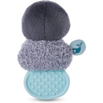 NICI 48044 Teething Ring Penguin Wading Sign 11 cm Grey