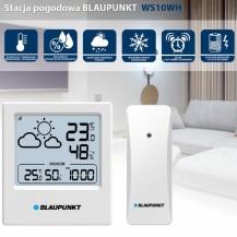 Stacja pogodowa Blaupunkt WS-10WH