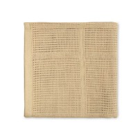 Sensillo Lulu Ażurowy kocyk 95 x 95 cm beż kawa