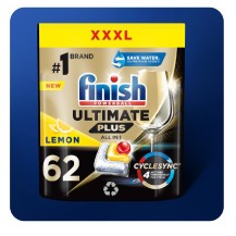 Finish Ultimate Plus Kapsułki do zmywarki 62 szt Lemon