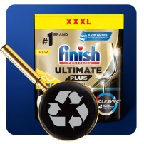 Finish Ultimate Plus Kapsułki do zmywarki 62 szt Lemon