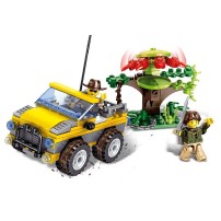 Alleblox JungleDefenders Zestaw z autem terenowym klocki konstrukcyjne