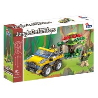 Alleblox JungleDefenders Zestaw z autem terenowym klocki konstrukcyjne
