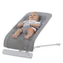 CHICCO Rhythm`n` Sound leżaczek bujaczek pozytywka Moon Grey