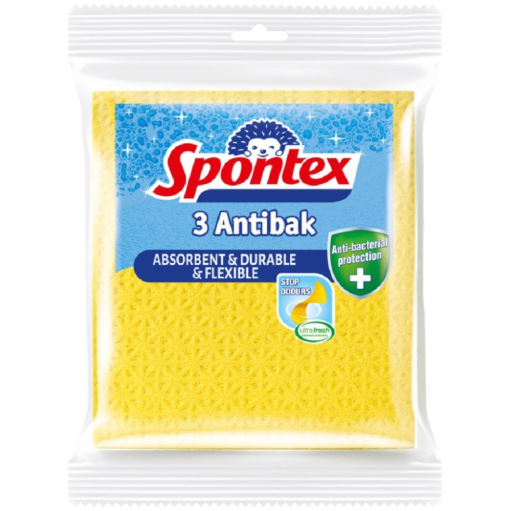 Ściereczka antybakteryjna Spontex Antibak 3 szt.