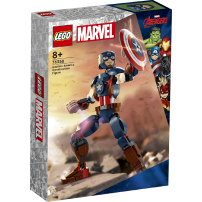 Lego Marvel Figurka Kapitana Ameryki do zbudowania 76258