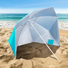 Parasol plażowy Nils NC7822 turkusowy