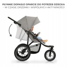 Wózek spacerowy Kinderkraft Helsi Dust Grey