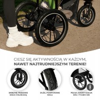 Wózek spacerowy Kinderkraft Helsi Dust Grey