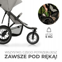 Wózek spacerowy Kinderkraft Helsi Dust Grey