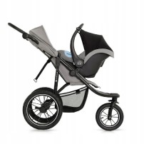 Wózek spacerowy Kinderkraft Helsi Dust Grey