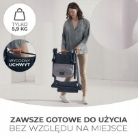 Krzesełko do karmienia Kinderkraft Foldee Grey
