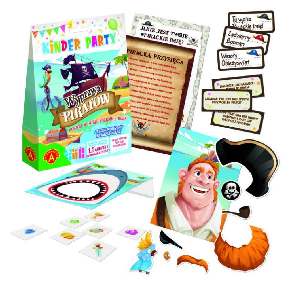 Aleksander Zestaw Imprezowy KINDER PARTY Wyprawa Piratów
