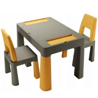 TEGGI TI-011-172 Komplet MULTIFUN 1+2 grafitowy/musztardowy