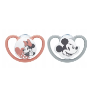Nuk Space Silikonowy Smoczek Disney Myszka Minnie 0-6m