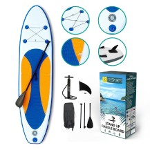 JoySports Deska SUP Stand Up Paddle 300cm pomarańczowo - niebieska PDB-40002