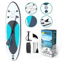 JoySports Deska SUP Stand Up Paddle 300cm niebiesko - szara PDB-40001