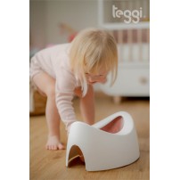 Teggi Potti nocnik ergonomiczny biało różowy