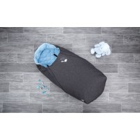 CuddleCo Śpiworek wodoodporny Comfi-Extreme szaro niebieski dino