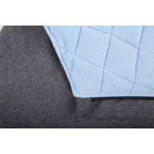 CuddleCo Śpiworek wodoodporny Comfi-Extreme szaro niebieski dino