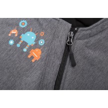 CuddleCo Śpiworek wodoodporny Comfi-Extreme szare roboty