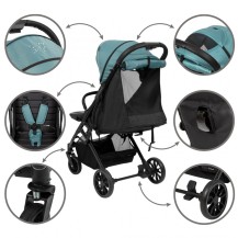 Kidwell Wózek spacerowy COLMER Royal Green