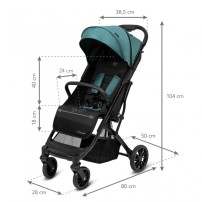 Kidwell Wózek spacerowy COLMER Royal Green