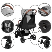 Kidwell Wózek spacerowy COLMER Cool Grey