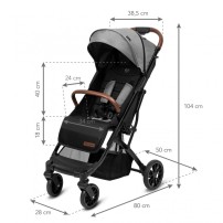 Kidwell Wózek spacerowy COLMER Cool Grey