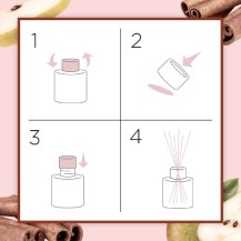 Air Wick Pachnące Patyczki Karmelizowana Gruszka z Cynamonem 40 ml