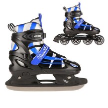 Rolki Nils 2w1 NH18366A M(35-38) granatowe