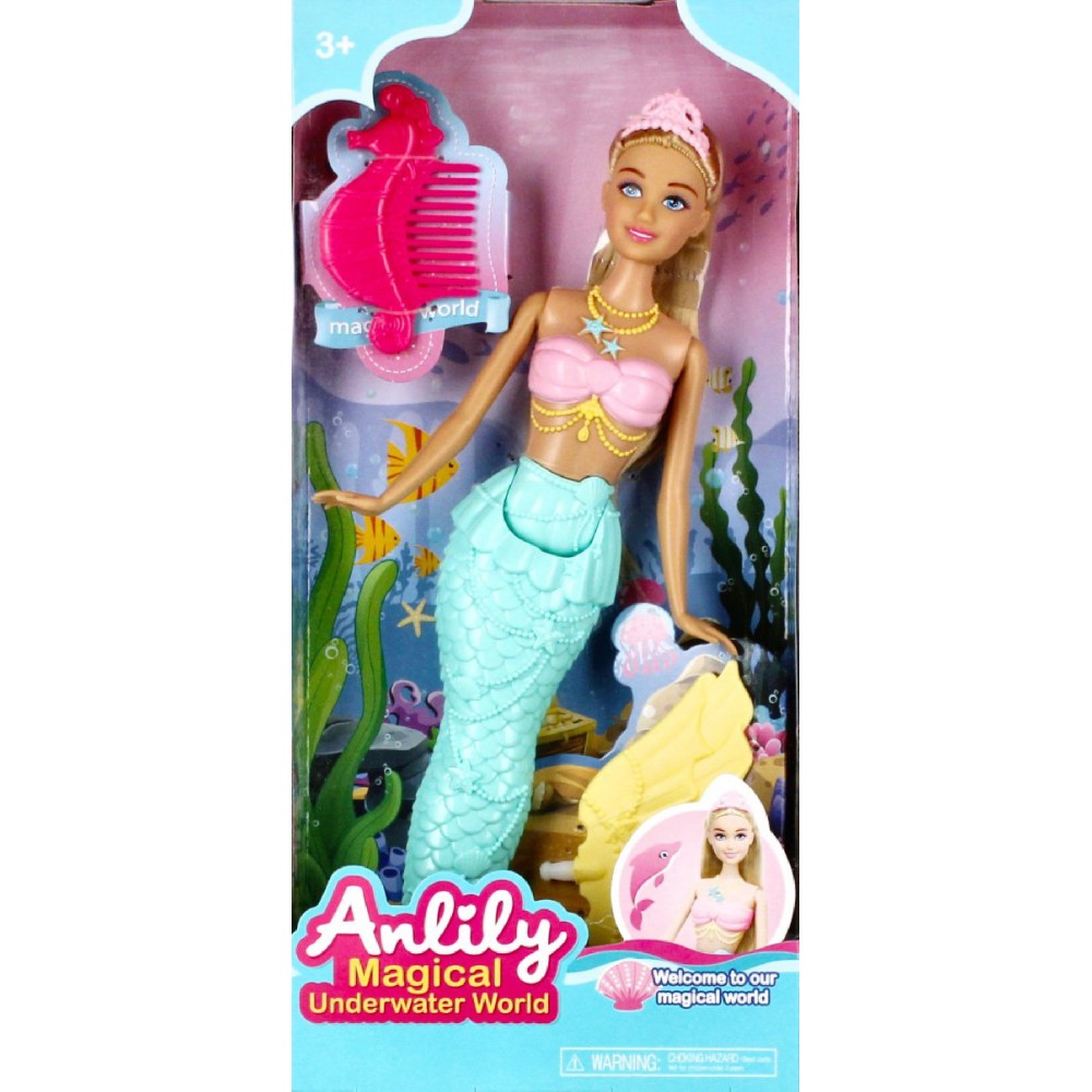 Mega Creative Lalka Syrenka Anlily 29cm z akcesoriami 523353