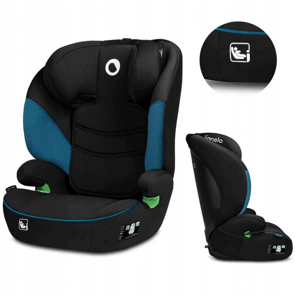 Fotelik samochodowy Lionelo Lars i-Size Blue 15-36 kg