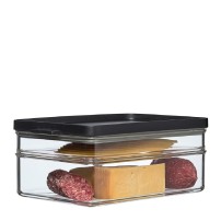 Pojemnik na wędliny i sery Mepal Omnia 500+1200 ml Nordic Black