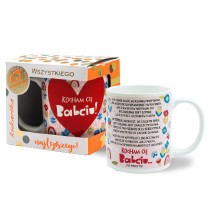 Kukartka Kubek Premium Q Babcia Kocham Cię