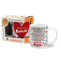 Kukartka Kubek Premium Q Babcia Kocham Cię