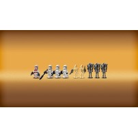 Lego Star Wars Zestaw bitewny z żołnierzem armii klonów i droidem bojowym 75372
