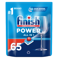 Finish Power All in 1 Tabletki do zmywarki 65 sztuk Fresh