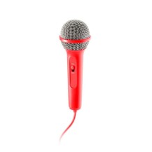 GoGEN Głośnik karaoke z mikrofonem czerwony