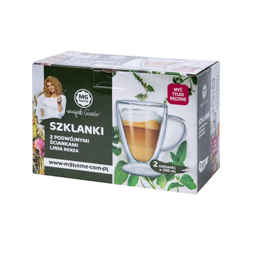 Szklanki Renza Latte Double Wall 2 szt.