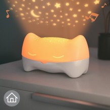 Benbat Projektor i lampka nocna do usypiania 3w1 Sowa Hooty