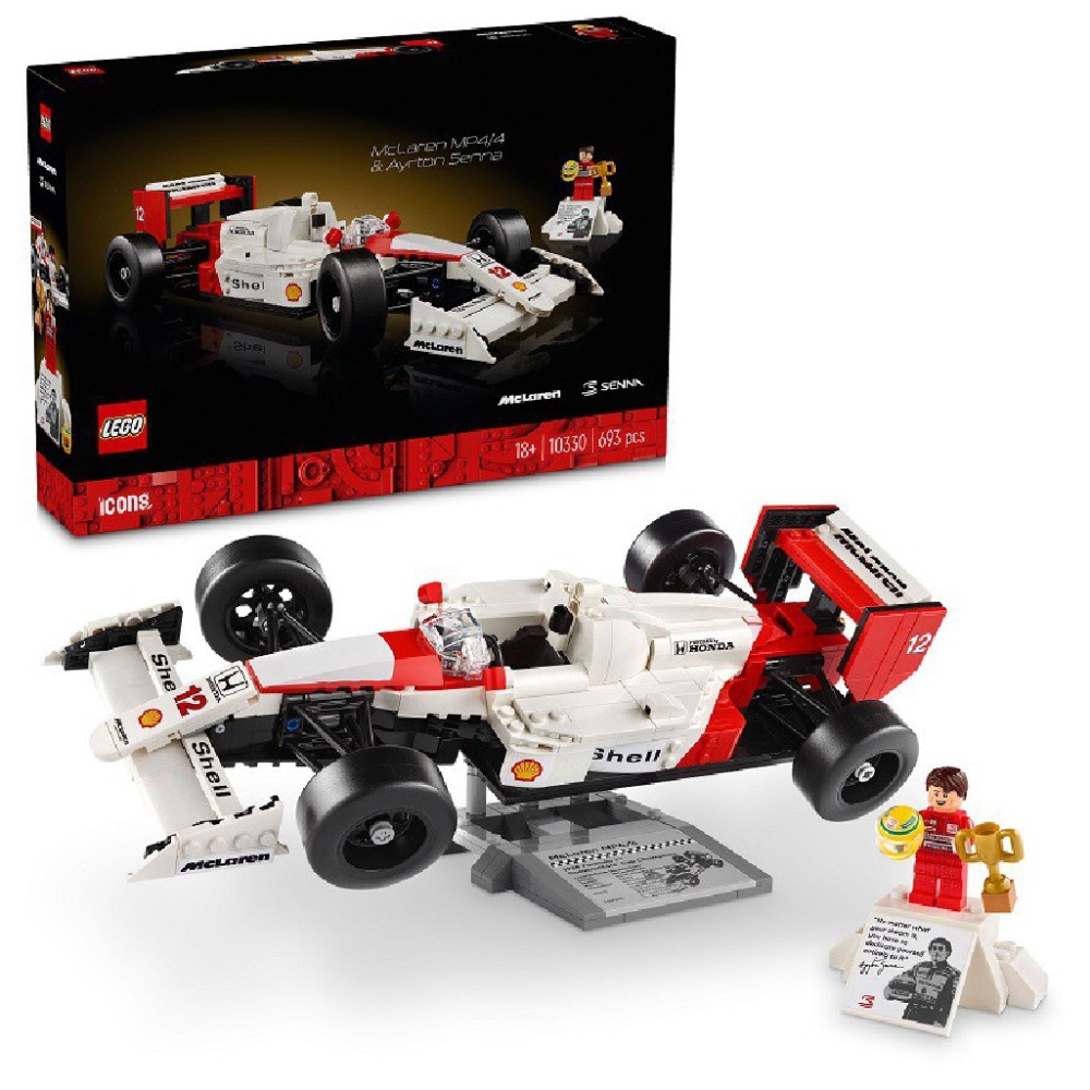 Lego Icons McLaren MP4/4 i Ayrton Senna 10330